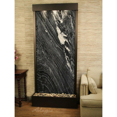 Adagio Indoor Waterfall, Freestanding with Light | 42.25" x 41" | Tranquil River