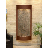 Adagio Indoor Waterfall, Wall-Mounted with Light | 69" x 32" | Pacifica Waters